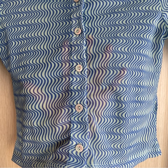 Free People Mesh Long Sleeve Top - Picture 5 of 5